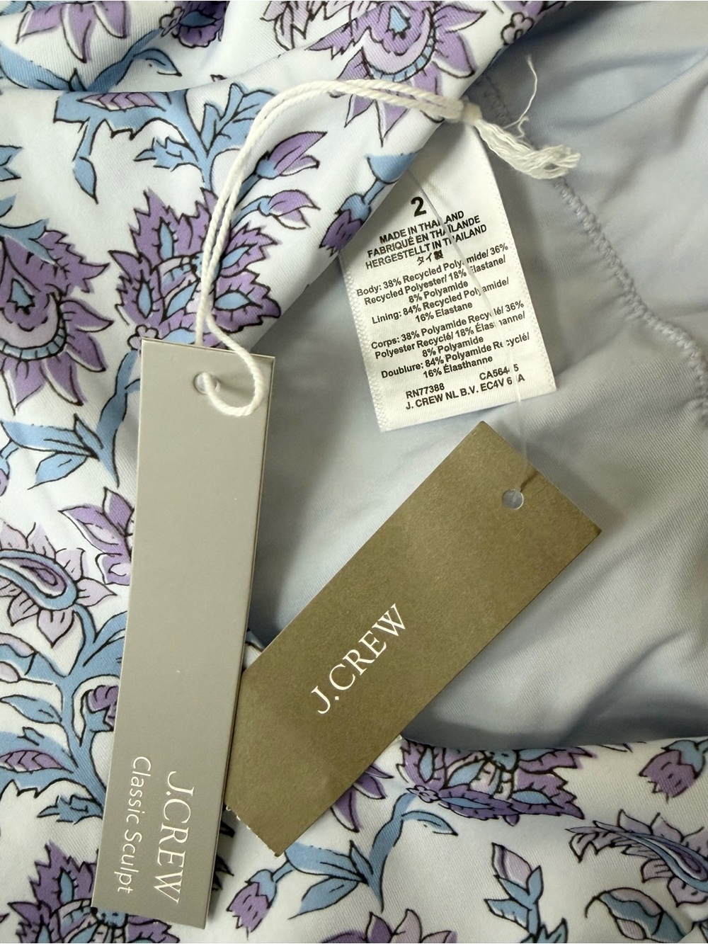 J.Crew Mira One-Piece Swimsuit in Classic Sculpt - NWT - Picture 6 of 8